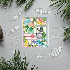 Трафареты для резки углеродистой стали на тему рыбалки DIY-WH0309-1488