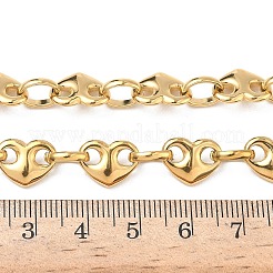 Цепочки-сердечки из нержавеющей стали 304 для женщин NJEW-B150-02G