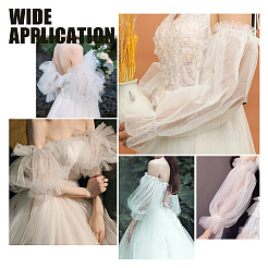 Съемные пышные рукава из полиэстера&nbsp;AJEW-WH0083-26