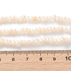Brins de perles de culture d'eau douce naturelles&nbsp;PEAR-I007-02K-01A