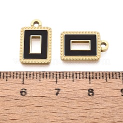 304 Edelstahl-Emaille-Anhänger&nbsp;STAS-Q111-13G-02