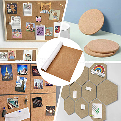 1 рулон самоклеящихся пробковых изоляционных листов&nbsp;AJEW-GF0012-21