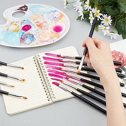 Pinceaux d'art d'ongle en nylon&nbsp;MRMJ-WH0065-47