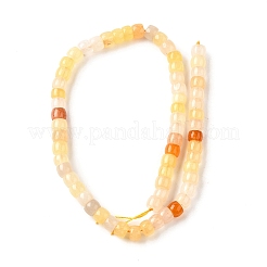 Природный Топаз нефрита бисер нитей G-U023-B02-04