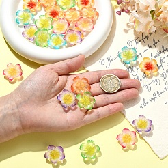 Кабошоны из смолы 30шт 6 цветов&nbsp;RESI-YW0005-98