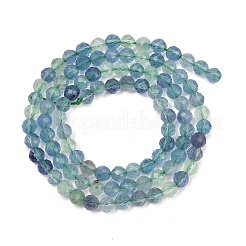 Cuentas de fluorita natural hebras&nbsp;X-G-L662-A02-4mm