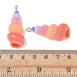 Подвески из непрозрачной смолы&nbsp;RESI-Z040-06P-02