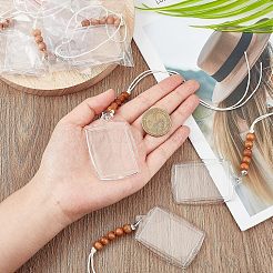 8шт пластиковый держатель для бейджа подвеска украшение HJEW-CA0001-19