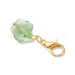 Стеклянные подвески в виде цветов HJEW-JM03772-02