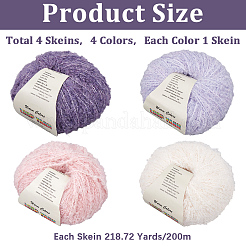 4 Strang 4 Farben Polyestergarn&nbsp;DIY-CY0001-38