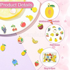 16 шт. 16 стиля подвески из нержавеющей стали 304&nbsp;STAS-CJ0003-10