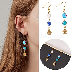 100шт 10 стиля ручной работы бусины лэмпворк GLAA-SZ0001-86