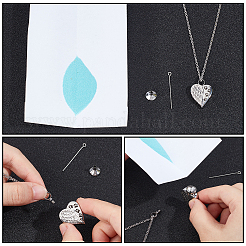 Ожерелье из урны с прахом из нержавеющей стали NJEW-CN0001-04