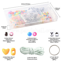 Наборы для самостоятельного изготовления брелока в форме буквы-сердца DIY-FS0009-87