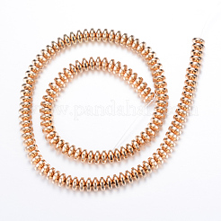 Chapelets de perles en hématite synthétique sans magnétique&nbsp;X-G-Q465-19KC