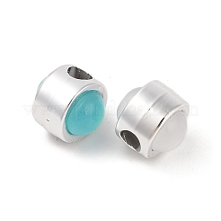 Непрозрачный акрил с бусинами из смолы&nbsp;OACR-Z020-03