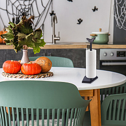 Держатель для бумажных полотенец в виде летучей мыши из дерева на Хэллоуин FIND-WH0199-40