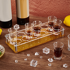 1 Set Schnapsglashalter aus Acryl mit 12 Löchern&nbsp;ODIS-UN0001-04B
