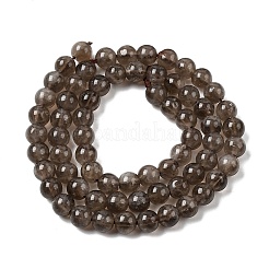 Природный дымчатый кварц нитей бисера&nbsp;G-B167-A09-6mm