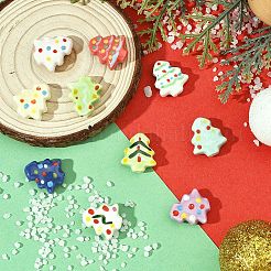 10шт 10 цвета фарфоровые бусины ручной работы&nbsp;PORC-YW0001-46