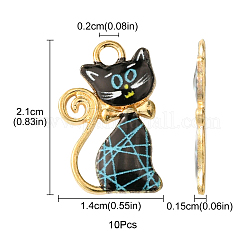 10 шт. Подвески из сплава с эмалью&nbsp;ENAM-FS0001-83