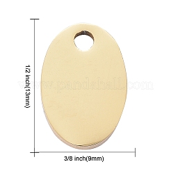 Pendentifs en acier inoxydable 304 avec placage sous vide PVD&nbsp;LS-STAS-I140-21B-G