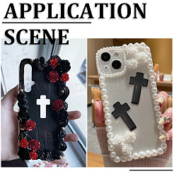 Кабошоны из непрозрачной смолы&nbsp;RESI-SC0006-09