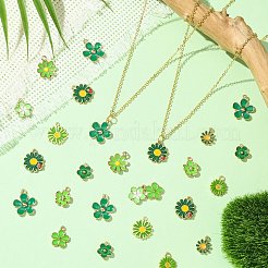 60 шт. 10 стиля подвески из эмалевого сплава золотистого тона&nbsp;FIND-CJ0003-48