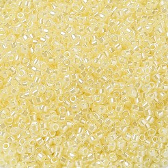 MIYUKIデリカビーズ  シリンダー  日本製シードビーズ  11/0  （db0232)ライトレモンアイスセイロン  1.3x1.6mm  穴：0.8mm  約2000PCS /ボトル  10 G /ボトル&nbsp;SEED-JP0008-DB0232