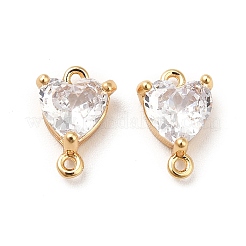 Латунные подвески из прозрачного стекла KK-M233-37G