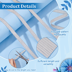 5 ярд блестящих полиэфирных лент&nbsp;DIY-WH0580-16B