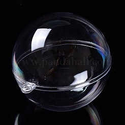 Открывающиеся прозрачные пластиковые подвески&nbsp;LS-CON-K007-06G