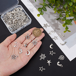 120шт 12 стиля подвески из сплава в тибетском стиле&nbsp;TIBEP-UN0001-21