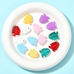 14 шт. 7-х цветные стеклянные эмалевые бусины LAMP-FS0001-59