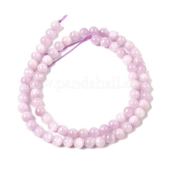 Природные кунцит бисер нитей&nbsp;G-D856-03-6mm-01