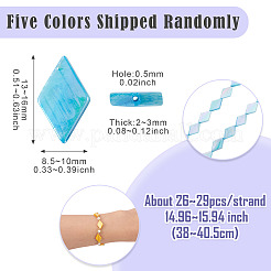 1 нить бусин из натуральных окрашенных пресноводных ракушек&nbsp;SHEL-TA0001-27