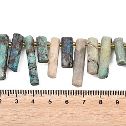 Natur Chrysokoll Perlen Stränge&nbsp;G-F829-A05-01
