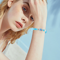 20 шт. 2-цветные латунные микропрозрачные разделители с кубическим цирконием ZIRC-BBC0002-91