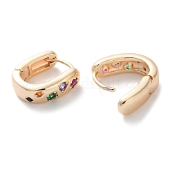 Латунные серьги обруча EJEW-C121-04G