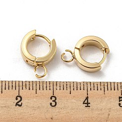 201 фурнитура для сережек-колец Huggie Hoop из нержавеющей стали&nbsp;STAS-A167-01R-G