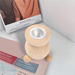 2 шт. подсвечник из натурального дерева DJEW-GF0001-19