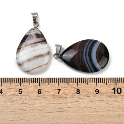 Окрашенные натуральные агатовые подвески&nbsp;G-G202-09C