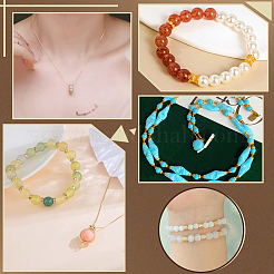 14шт 14 стиля латунные бусины с микропаве и кубическим цирконием ZIRC-PH0001-50