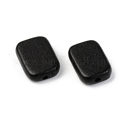 Perles de bois naturel peintes&nbsp;WOOD-T021-40B