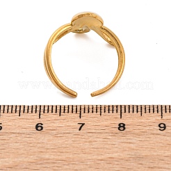 Offene Manschettenringe aus 304 Edelstahl mit Meerestiermotiv&nbsp;RJEW-Q005-01C-G