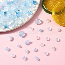 4 пакетик 4-х видов прозрачных акриловых бусин&nbsp;OACR-YW0003-39