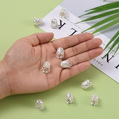 Безлепестковый полый колокол с медными цветок крышки шарика&nbsp;KK-TA0003-01S