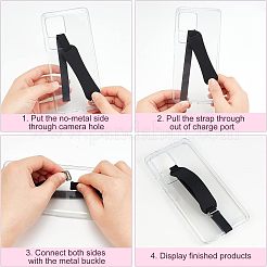 4 комплект 4-х цветных ремешка на запястье AJEW-OC0003-16