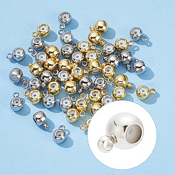 60 шт. 2-цветные латунные трубчатые держатели для стоек KK-AR0003-61