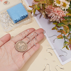 10 пара 925 крючка для сережек из стерлингового серебра STER-BBC0001-37